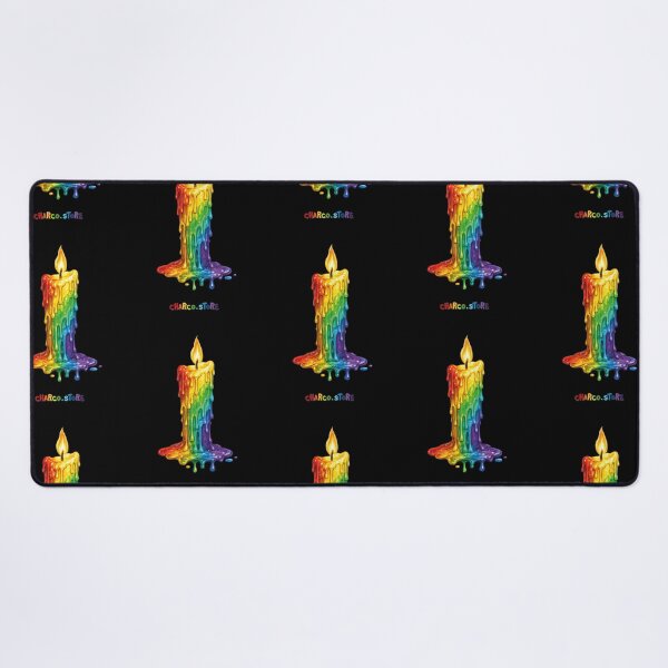 Item preview, Pride | Rainbow Melt Candle – Dripping Wax Art designed and sold by Charco.Store – Bold Expressive Graphics & Alt Streetwear Art.