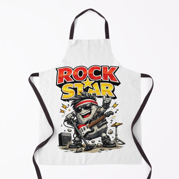 Item preview, Rock Star – Funny Stone Music Parody Design | The Rock Being a Literal Rock Star designed and sold by Donsean22.