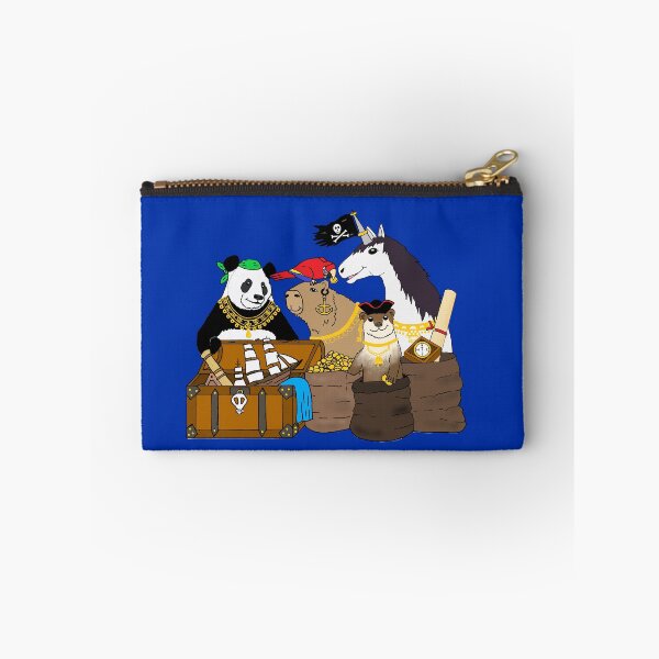 Item preview, Halloween Pirate Capybara, Otter, Panda, Parrot, and Unicorn Die Cut designed and sold by JoyousArt4u.