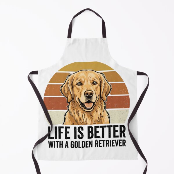 Item preview, Life Is Better With A Golden Retriever Design | Vintage Dog Sunset SVG designed and sold by mimouna00.
