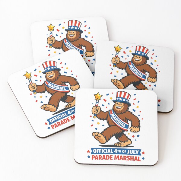 Item preview, Bigfoot Official 4th Of July Marshal designed and sold by Print Loft.
