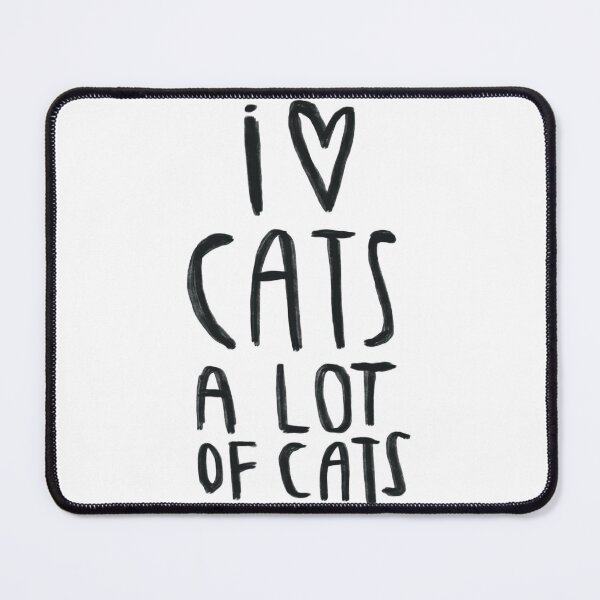 Item preview, I love cats, a lot of cats designed and sold by badlydrawnbabe.