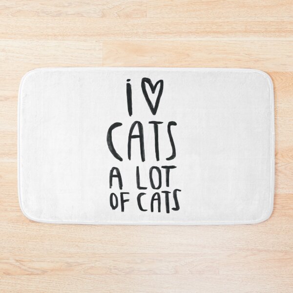 Item preview, I love cats, a lot of cats designed and sold by badlydrawnbabe.