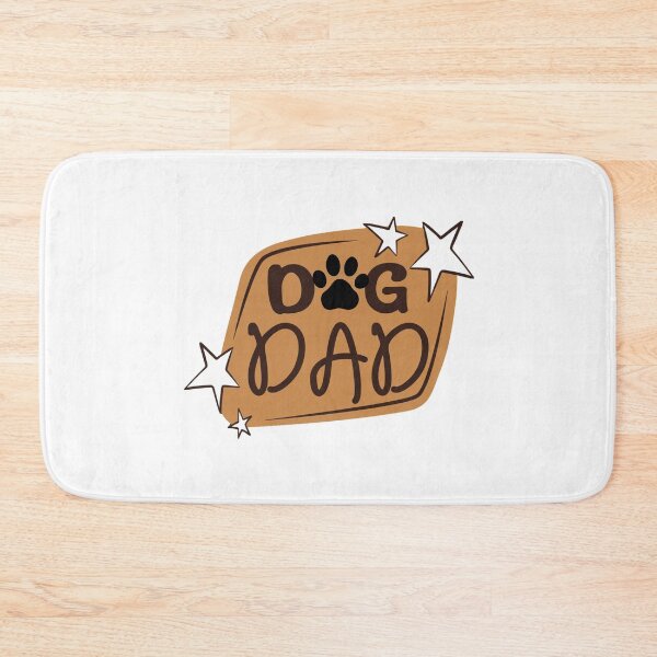 Item preview, Tan Dog Dad Design with Pawprint & Stars designed and sold by jeweleddesigns.