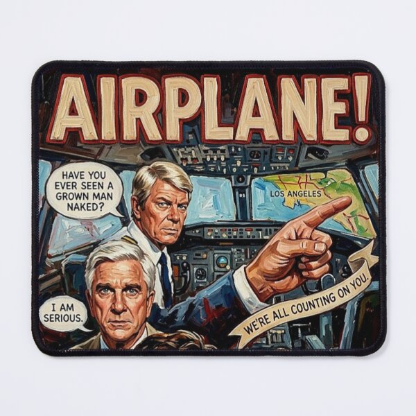 Item preview, We're All Counting On You – Airplane! Fine Art Print designed and sold by Art's Diner.