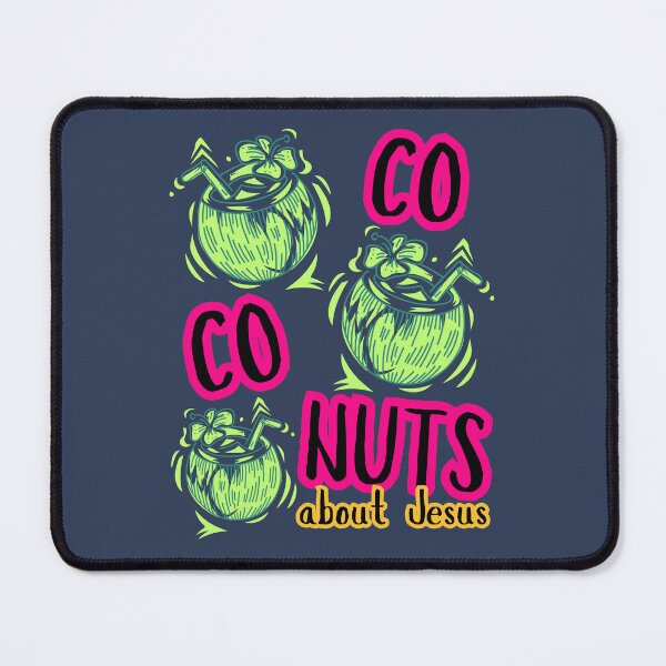 Item preview, Coconuts About Jesus Love Co Co Nuts Tropical Beach Summer Bright Colors designed and sold by Forevermore.