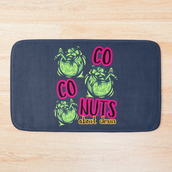 Item preview, Coconuts About Jesus Love Co Co Nuts Tropical Beach Summer Bright Colors designed and sold by Forevermore.