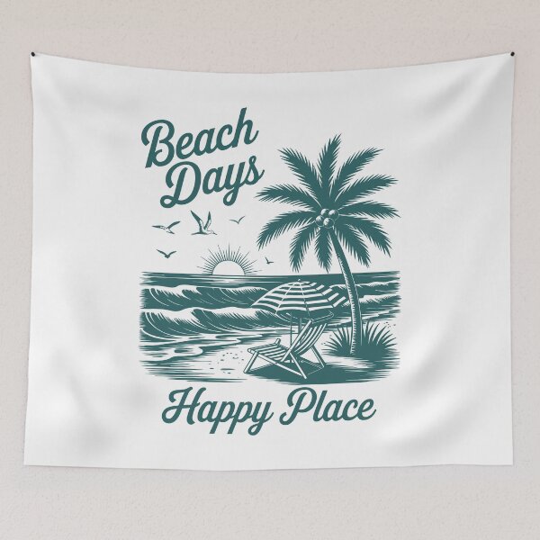 Item preview, Beach Days Happy Place designed and sold by Craigonart.