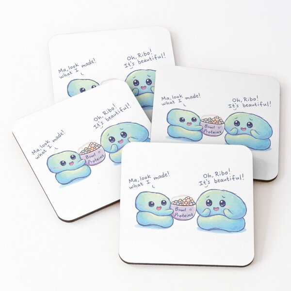 Item preview, Cute Funny Ribosomes Biology Humor designed and sold by KasiKreations.