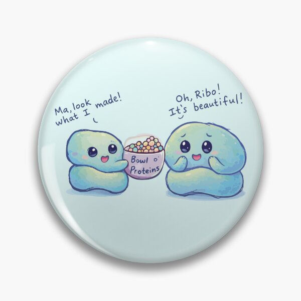 Item preview, Cute Funny Ribosomes Biology Humor designed and sold by KasiKreations.