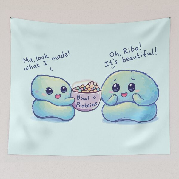 Item preview, Cute Funny Ribosomes Biology Humor designed and sold by KasiKreations.