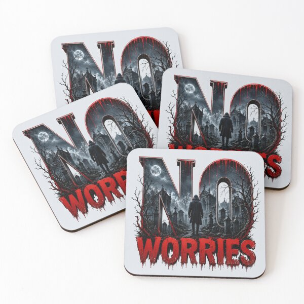 Item preview, Existential Quote - No Worries Life Perspective designed and sold by Kaurisdigital.