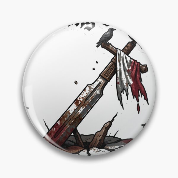 Item preview, Grimdark Greatsword The Long Defeat Sticker designed and sold by Noor’s Shop.