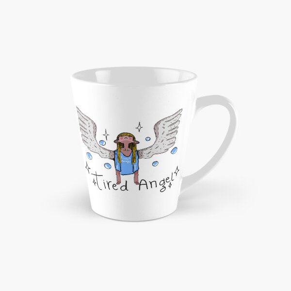 Item preview, Tired Angel — I Hate Mondays | Relatable Wings & Bad Vibes Tee designed and sold by Draconicos.