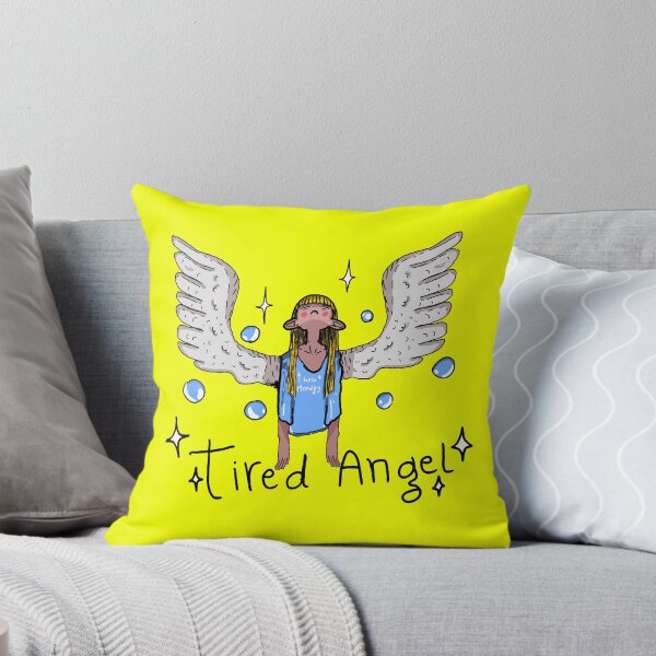 Item preview, Tired Angel — I Hate Mondays | Relatable Wings & Bad Vibes Tee designed and sold by Draconicos.