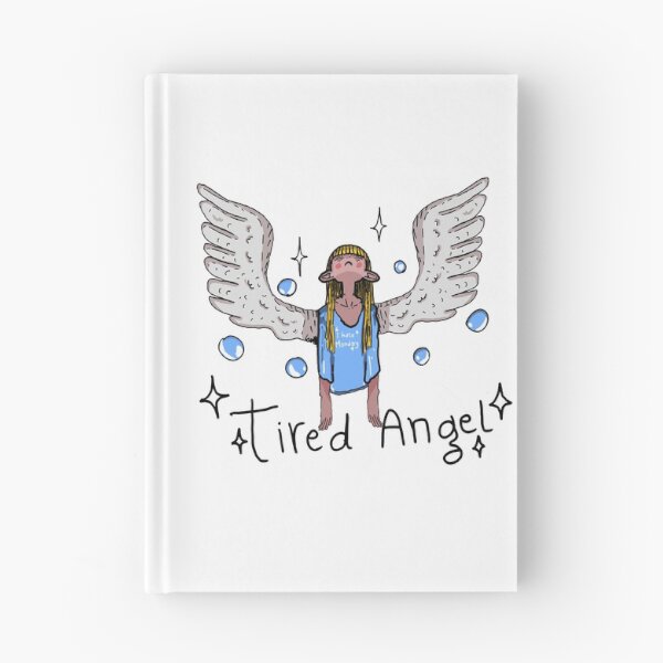 Item preview, Tired Angel — I Hate Mondays | Relatable Wings & Bad Vibes Tee designed and sold by Draconicos.