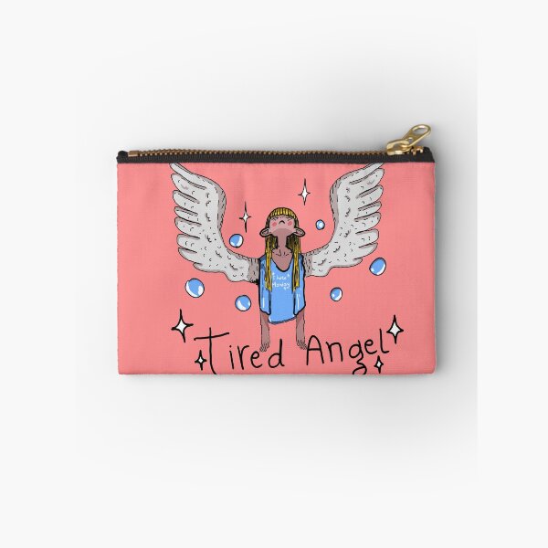 Item preview, Tired Angel — I Hate Mondays | Relatable Wings & Bad Vibes Tee designed and sold by Draconicos.