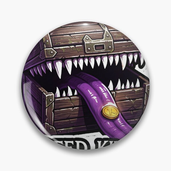 Item preview, Dark Fantasy Mimic Chest Greed Kills Sticker designed and sold by Noor’s Shop.