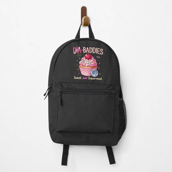 Item preview, DIA-BADDIES Sweet Just Supervised Diabetes Cupcake Pump Sticker designed and sold by Jaded's Cute Clips.