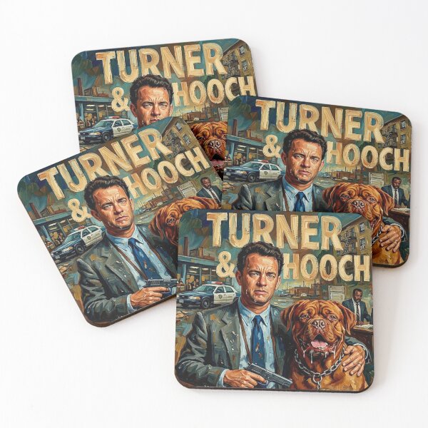 Item preview, They're a Team. Until the End. – Turner & Hooch Fine Art Print designed and sold by Art's Diner.