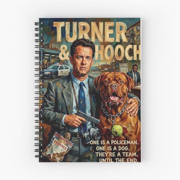 Item preview, They're a Team. Until the End. – Turner & Hooch Fine Art Print designed and sold by Art's Diner.
