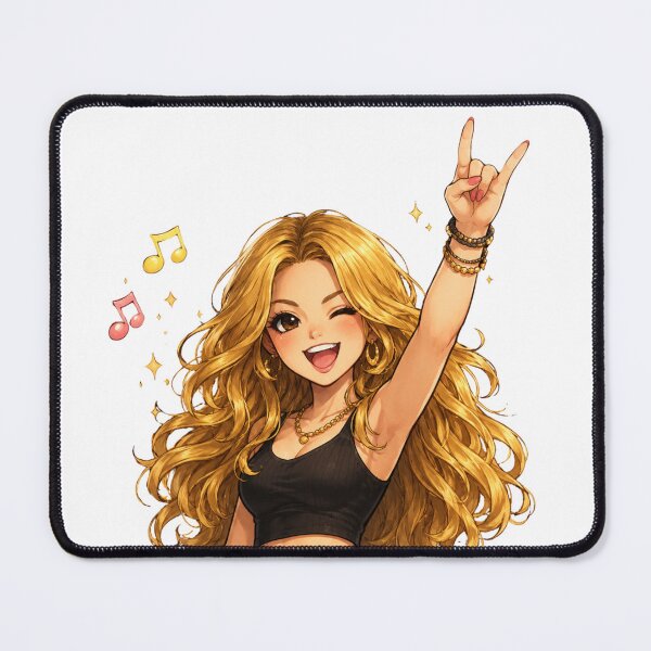 Item preview, Cute Blonde Pop Star Cartoon Sticker designed and sold by LiamAura.