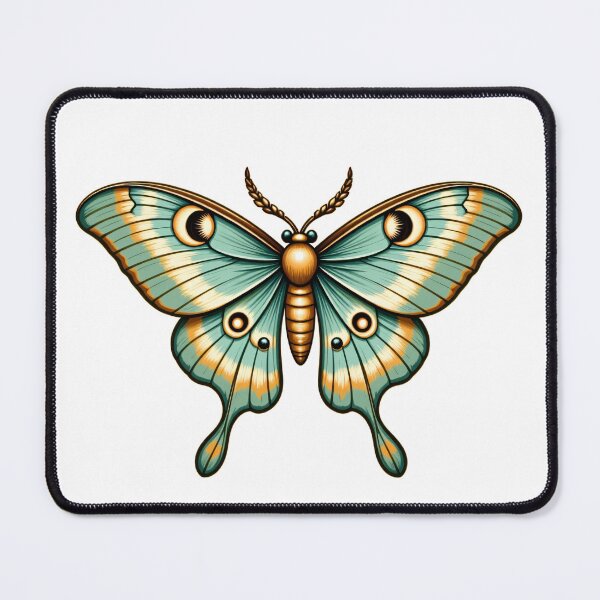 Item preview, Vintage Luna Moth with Moon Phases designed and sold by Atraks1.