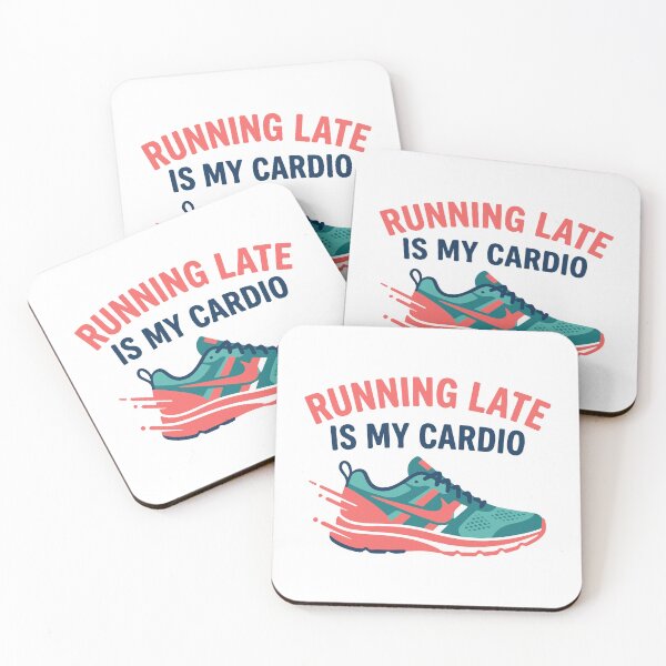 Item preview, Llegar tarde es mi cardio | Entrenamiento divertido y zapatillas para llegar tarde al trabajo designed and sold by ShirtRemarks.