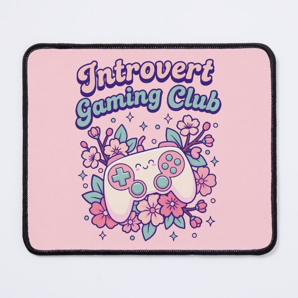 Item preview, Kawaii Video Game Controller Chibi Sakura Floral Gamer Gift - Introvert Game Club designed and sold by Juka-Arts-CC.
