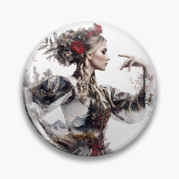 Item preview, winter mountain nature folk Poland european landscape double exposures illustration digital artwork dejco.art domin designed and sold by dejco.art.