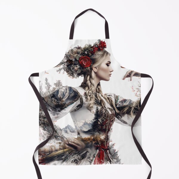 Item preview, winter mountain nature folk Poland european landscape double exposures illustration digital artwork dejco.art domin designed and sold by dejco.art.