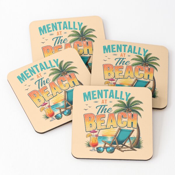 Item preview, Mentally at the Beach – Tropical Summer Escape designed and sold by ABLAT-CREATIONS.