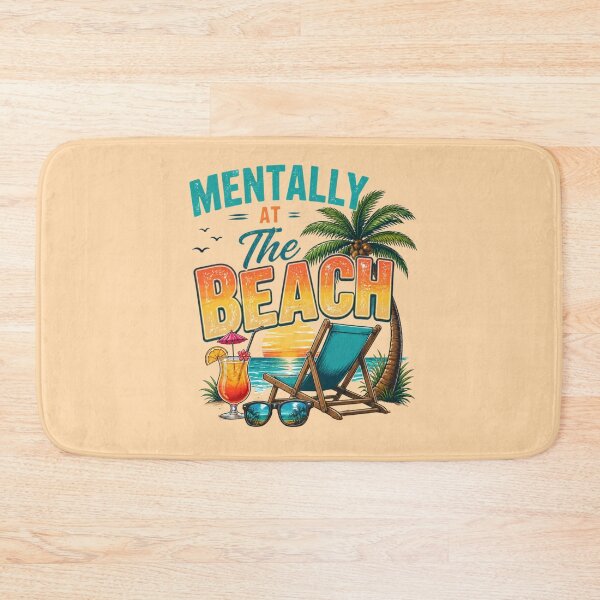 Item preview, Mentally at the Beach – Tropical Summer Escape designed and sold by ABLAT-CREATIONS.