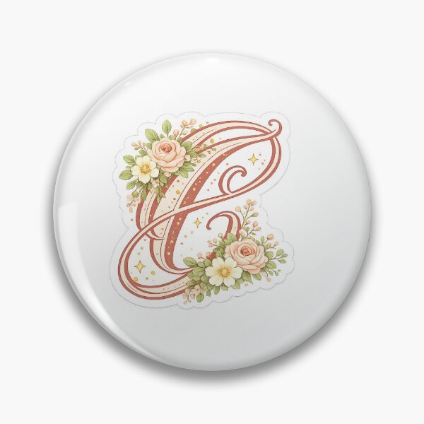 Item preview, "G" flower letter designed and sold by JustStickersCo.