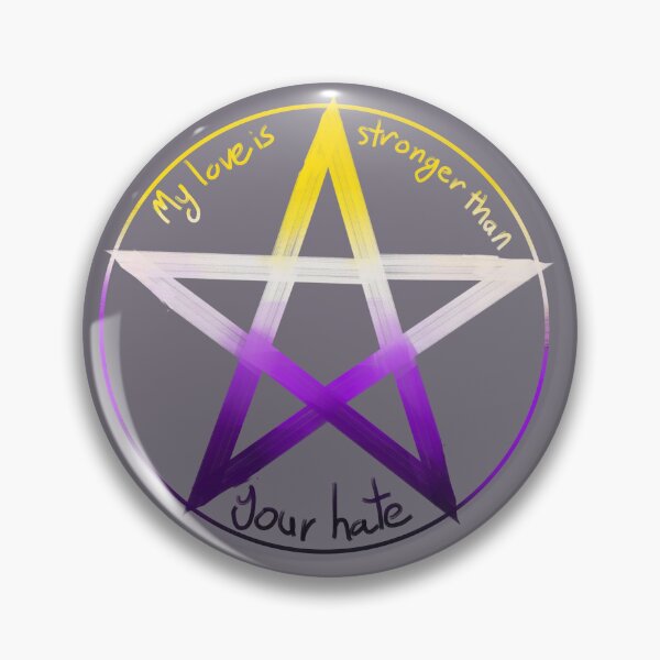 Item preview, Love is Stronger Non-binary Pride designed and sold by Kuronicoooo.