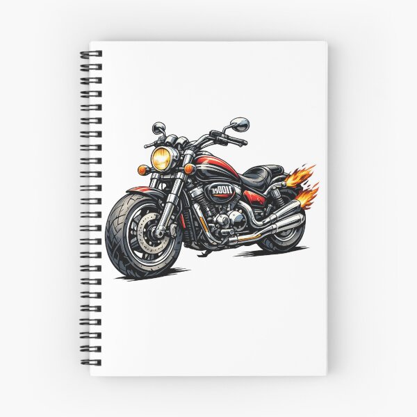 Item preview, Powerful Retro Motorcycle Art – Vintage High Horsepower Biker Design designed and sold by Fabrifrank.