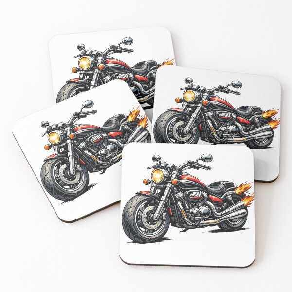 Item preview, Powerful Retro Motorcycle Art – Vintage High Horsepower Biker Design designed and sold by Fabrifrank.