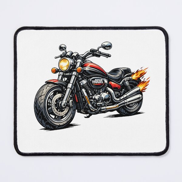Item preview, Powerful Retro Motorcycle Art – Vintage High Horsepower Biker Design designed and sold by Fabrifrank.
