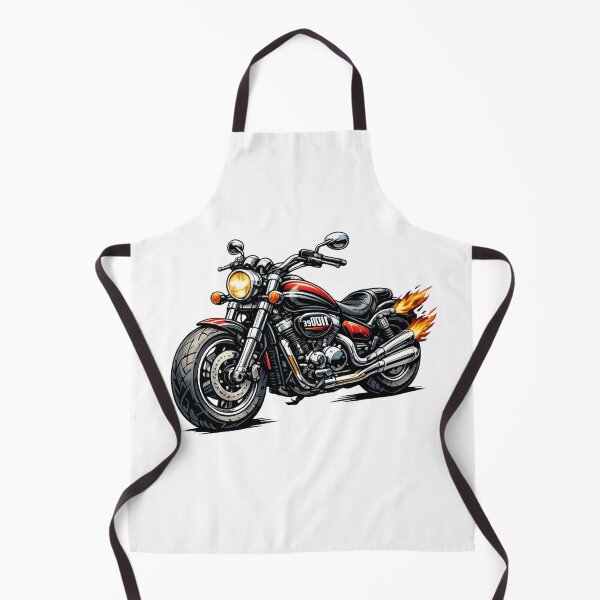 Item preview, Powerful Retro Motorcycle Art – Vintage High Horsepower Biker Design designed and sold by Fabrifrank.