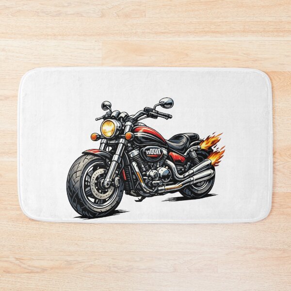 Item preview, Powerful Retro Motorcycle Art – Vintage High Horsepower Biker Design designed and sold by Fabrifrank.