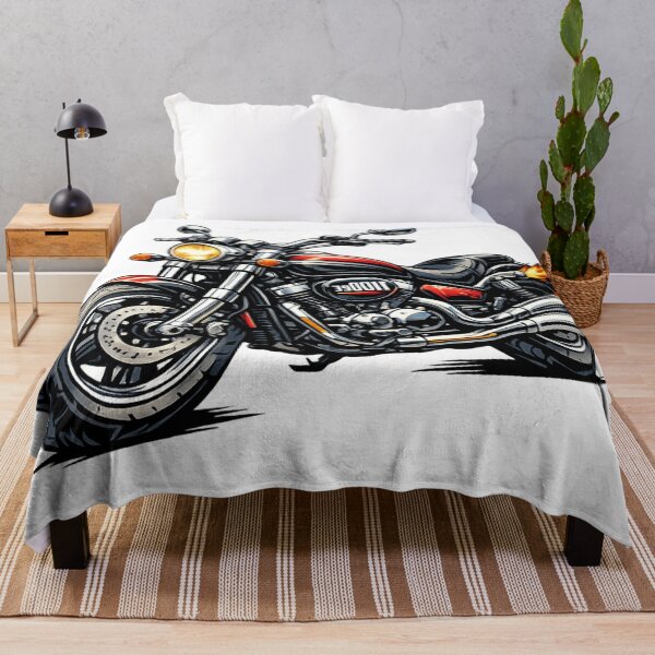 Item preview, Powerful Retro Motorcycle Art – Vintage High Horsepower Biker Design designed and sold by Fabrifrank.