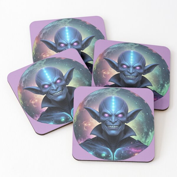 Item preview, The smile of a charismatic blue alien designed and sold by KunstGeist.