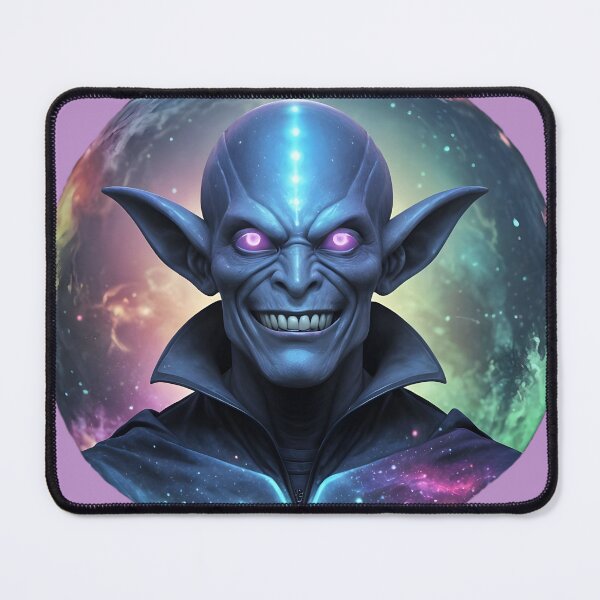 Item preview, The smile of a charismatic blue alien designed and sold by KunstGeist.