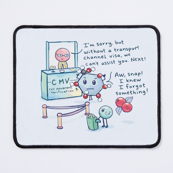 Item preview, Cell Membrane Biology/Biochem Humor designed and sold by KasiKreations.