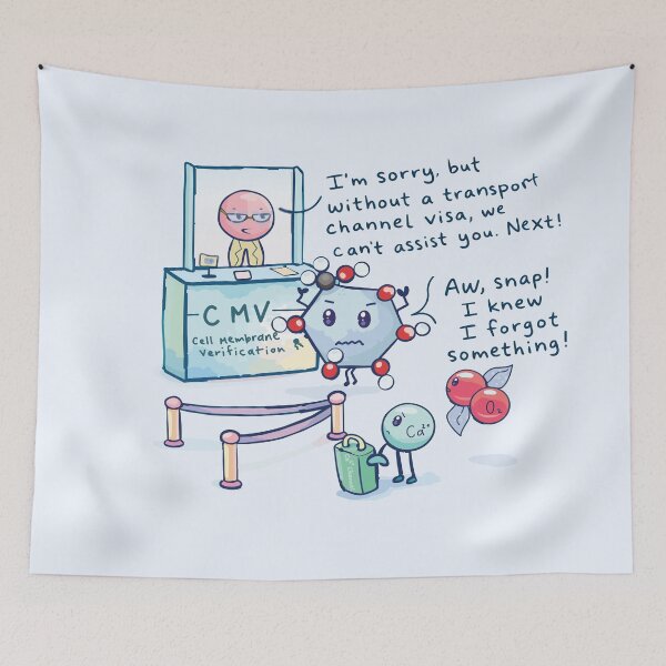 Item preview, Cell Membrane Biology/Biochem Humor designed and sold by KasiKreations.