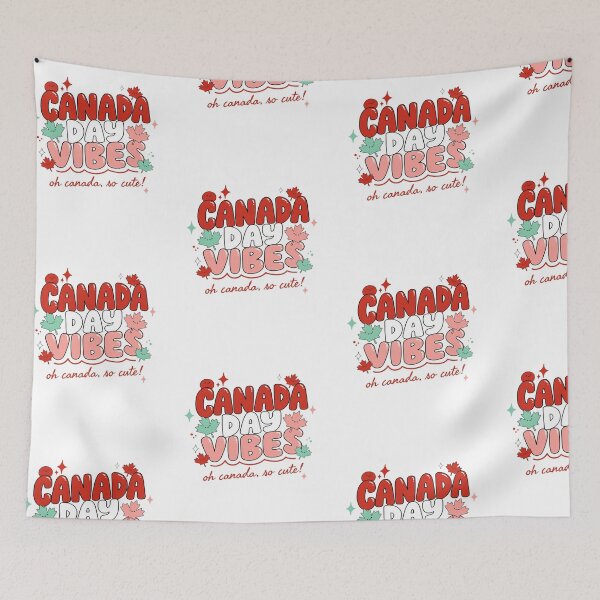 Item preview, Kawaii Oh Canada Maple Leaf| Bubbles Cute Red White Pink Typography|Canada Day Vibes designed and sold by InspiredCreatives.