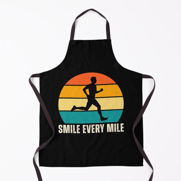 Item preview, Smile Every Mile Retro Sunset Marathon Running Motivational designed and sold by Antdoodle.