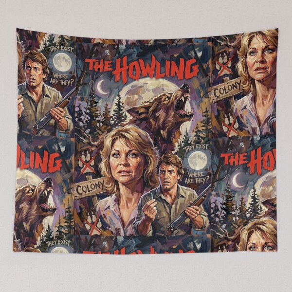 Item preview, They Exist. Where Are They? – The Howling Fine Art Print designed and sold by Art's Diner.