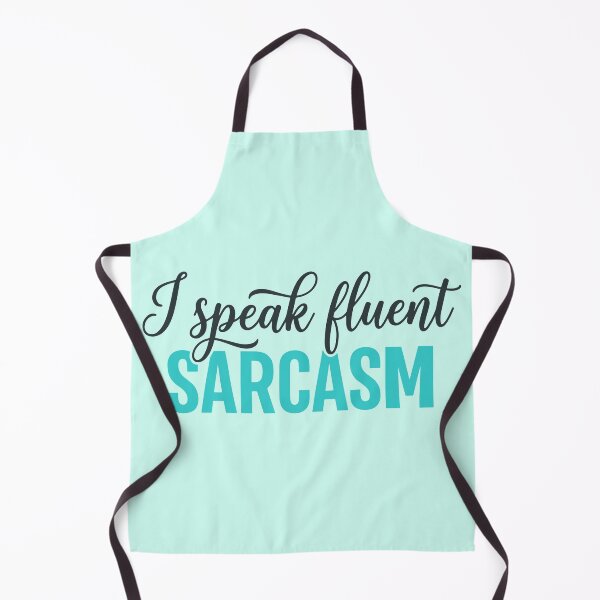 Item preview, I Speak Fluent Sarcasm Funny Sarcastic Typography designed and sold by ShirtRemarks.