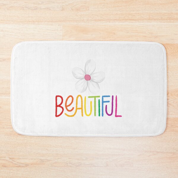 Item preview, Beautiful Rainbow Flower Typography Sticker designed and sold by LiamAura.